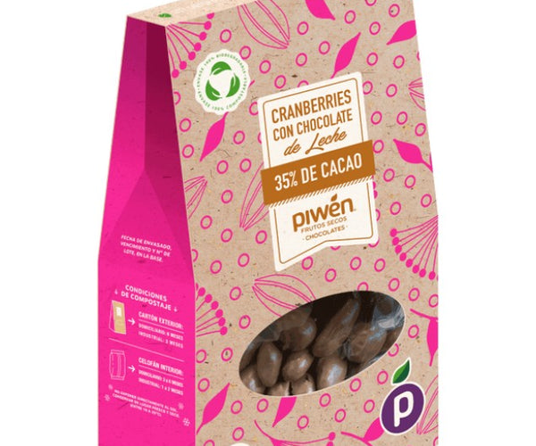 Cranberry Cubierta Chocolate Leche, 200 g