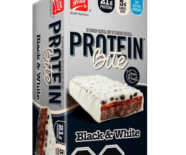 Barra Proteína Bite Black & White, 4 u