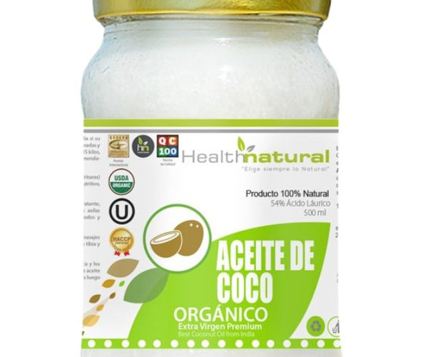 Aceite de Coco Orgánico, 500 ml