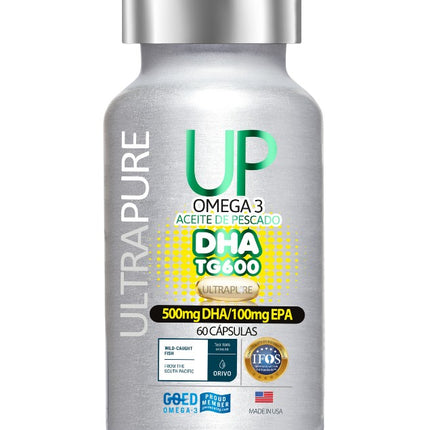 Up Omega 3 Dha 600, 60 Cápsulas