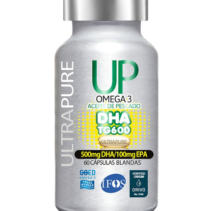 Up Omega 3 Dha 600, 60 Cápsulas