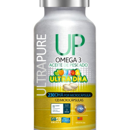 Up Omega 3 Junior Ultra 230 Dha, 120 Microcápsulas