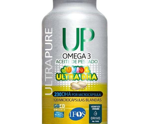 Up Omega 3 Junior Ultra 230 Dha, 120 Microcápsulas