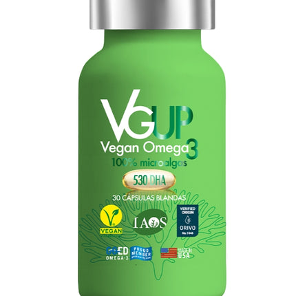 VgUp Vegan Omega 3 530 Dha, 30 Cápsulas