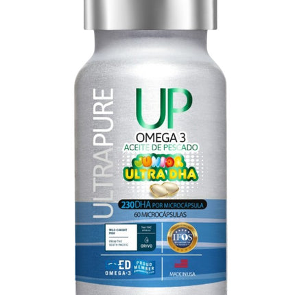 Omega 3 UP Junior Ultra Dha, 60 Microcápsulas