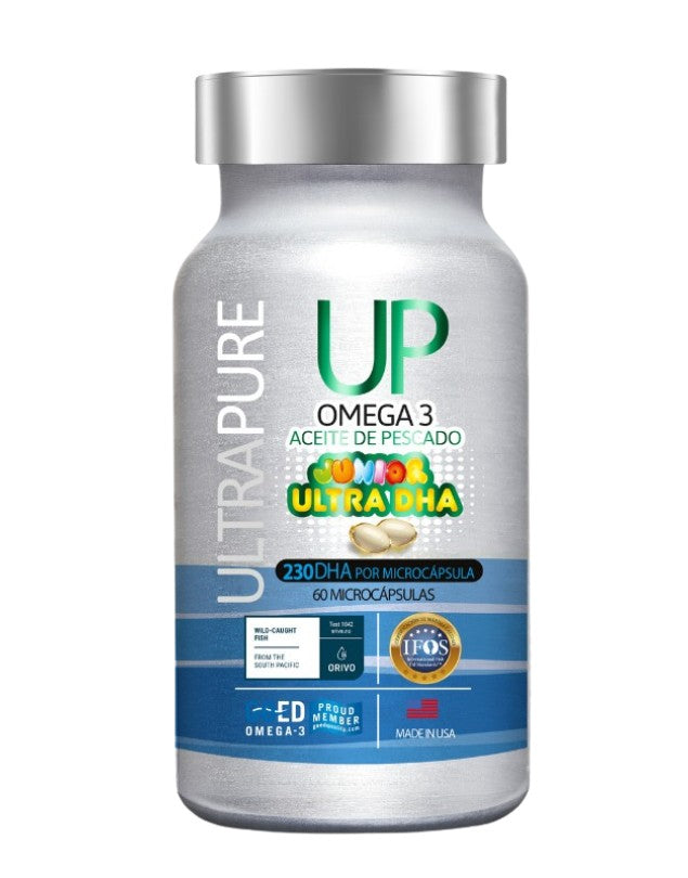 Omega 3 UP Junior Ultra Dha, 60 Microcápsulas
