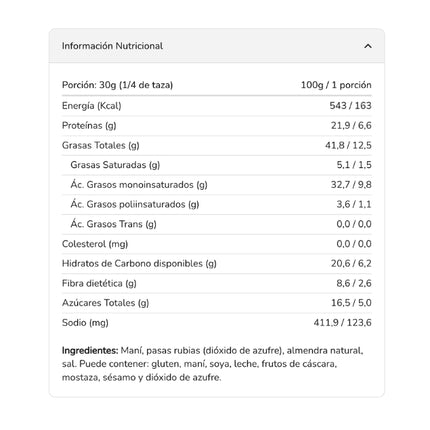 Mix Nativo, Con Sal, 250 g