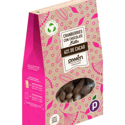 Cranberry Entero Cubierta Chocolate Bitter, 200 g VENCE: 25-11-2025
