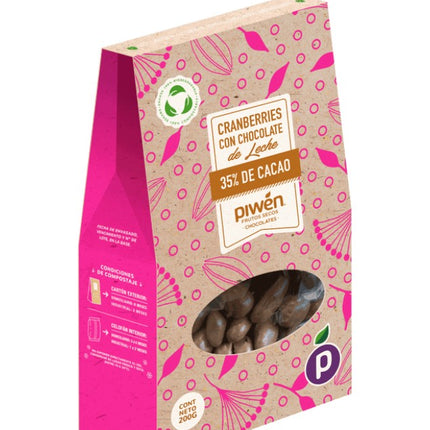 Cranberry Cubierta Chocolate Leche, 200 g
