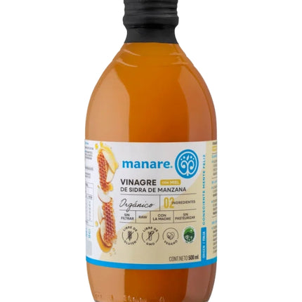 Vinagre de Manzana Orgánico, 500 ml