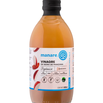 Vinagre de Manzana Orgánico, 500 ml