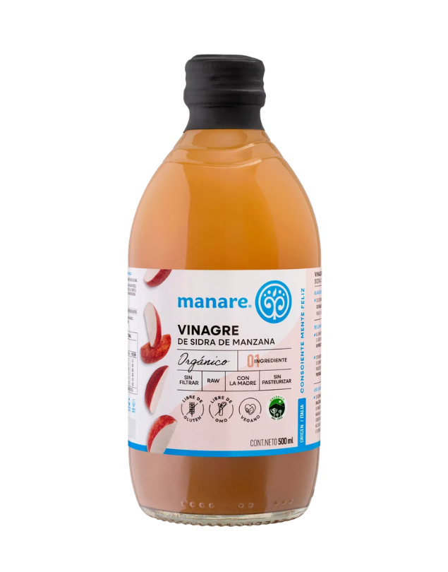 Vinagre de Manzana Orgánico, 500 ml