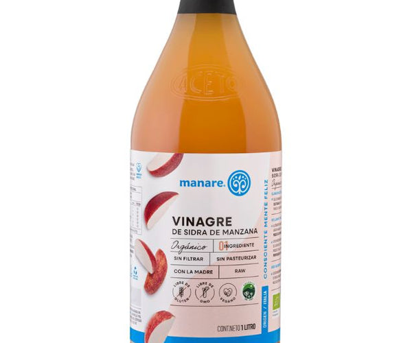 Vinagre de Manzana Orgánico, 1000 ml