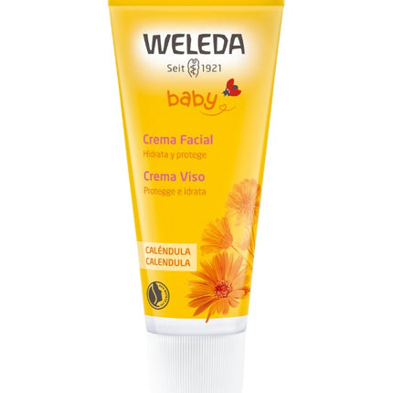 Crema Facial de Caléndula para Bebés, 50 ml