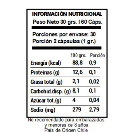 Line 60/90 60 Cápsulas 500 Mg.