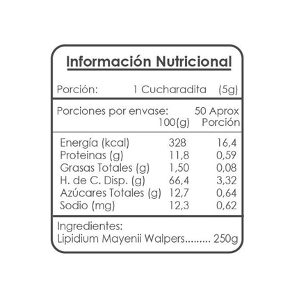 Maca en Polvo, 250 g