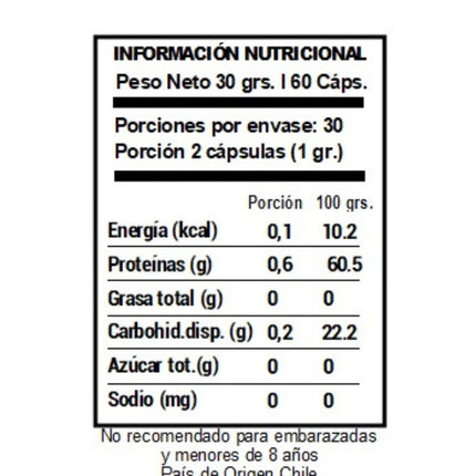 Chitosan 500 mg, 60 cap