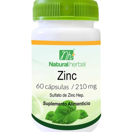 Zinc, 210 mg, 60 caps