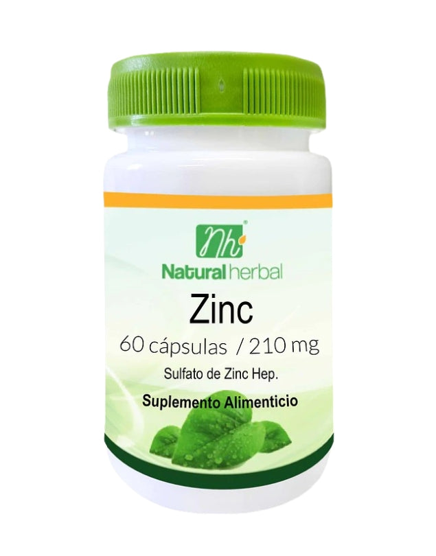 Zinc, 210 mg, 60 caps