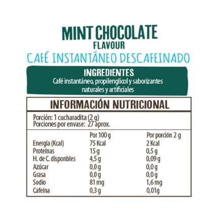 Café Descafeinado Mint Chocolate, 50 g