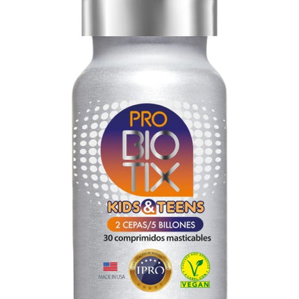 Probiotix Kids & Teens - Probiótico Niños Adolescentes, 30 comp.