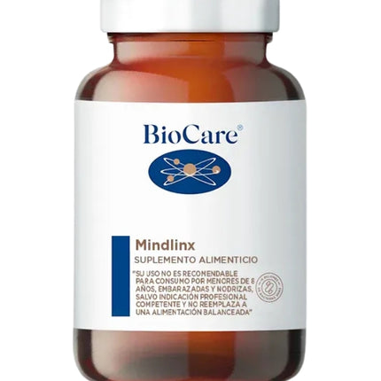 Mindlinx (con Glutamina libre de FOS), Probiótico, 60 caps.