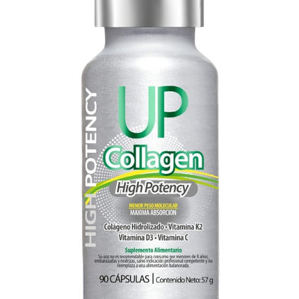 Collagen UP High Potency, Colágeno + Vitaminas C+D3+K2, 90 Caps
