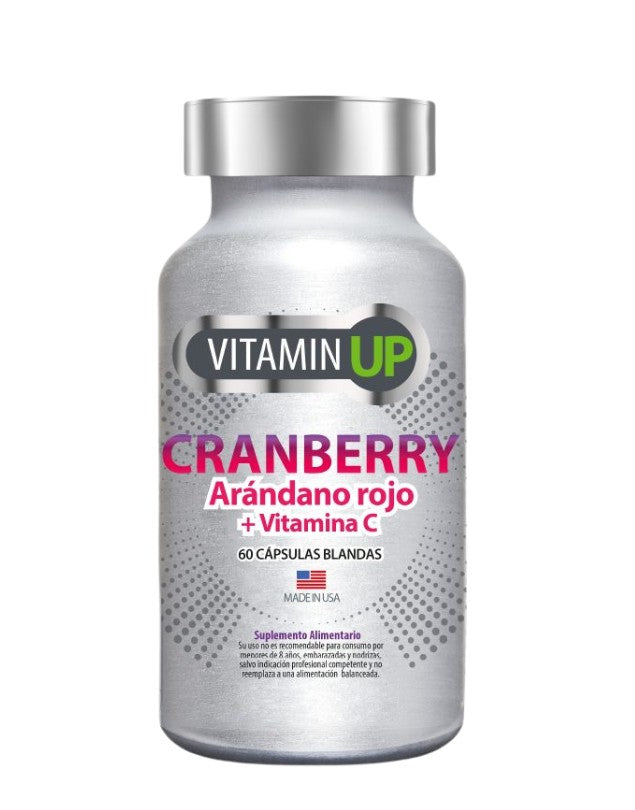 Vitamin UP Cranberry, Vitamina y Antioxidante, 60 Caps