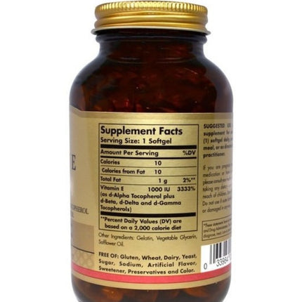 Vitamina E 400 UI, 100 softgels