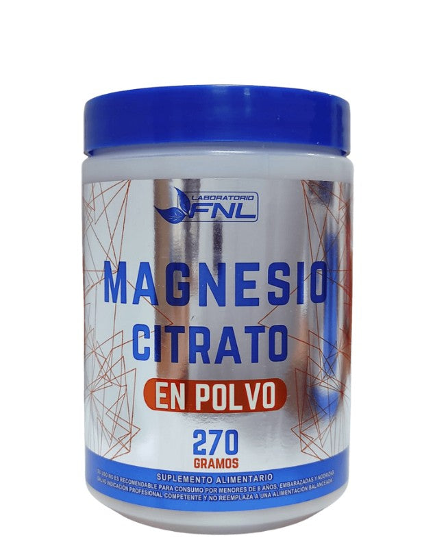 Magnesio Citrato En Polvo, 270 gr, FNL –