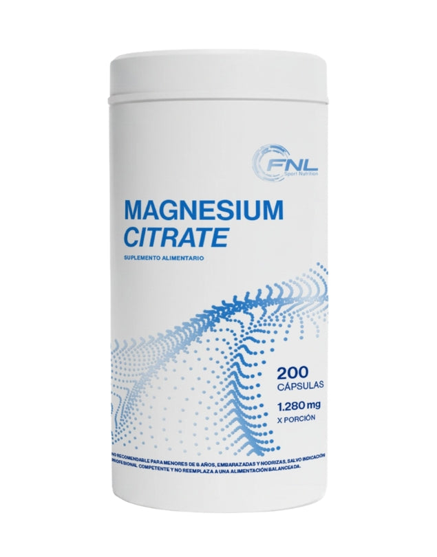 Magnesio Citrato 1280 mg, 200 cáps.