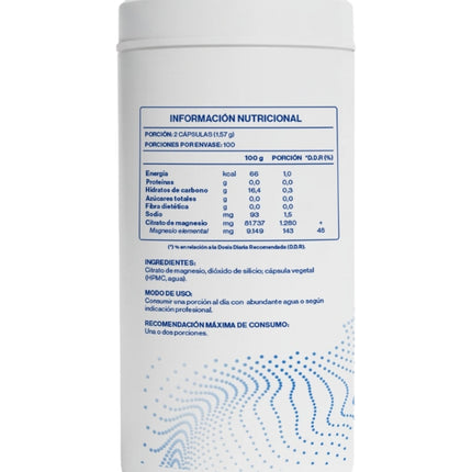Magnesio Citrato 1280 mg, 200 cáps.