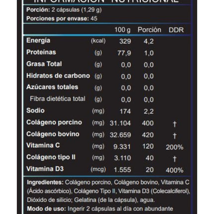 Multi Collagen, Colágeno Piel + Articulación, 90 Cáps
