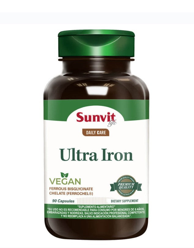 Hierro Ultra Iron, 90 caps, Sunvit –