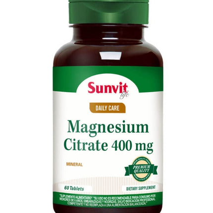 Magnesio Citrato 400 mg, 60 tabs.