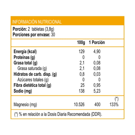 Magnesio Citrato 400 mg, 60 tabs.