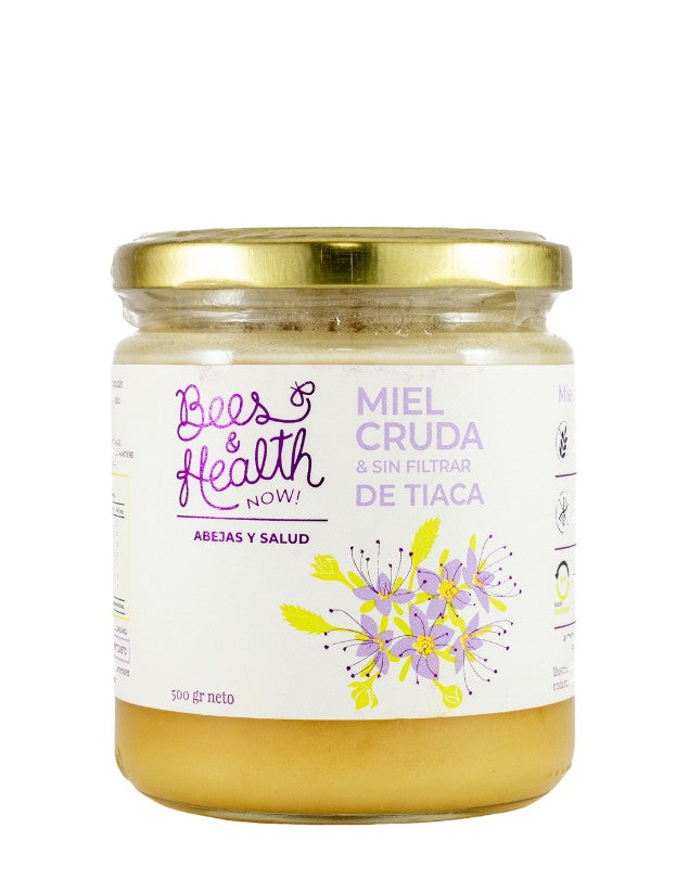 Miel Cruda Sin Filtrar De Tiaca, 500 gr.