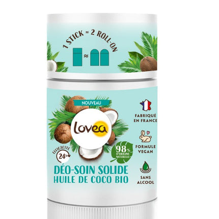 Desodorante Sólido Aceite de Coco, 50 gr.