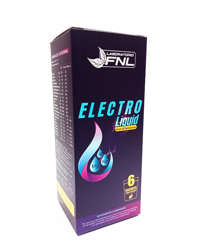 Electro Liquid, Sales de Hidratación, 6 Sachets