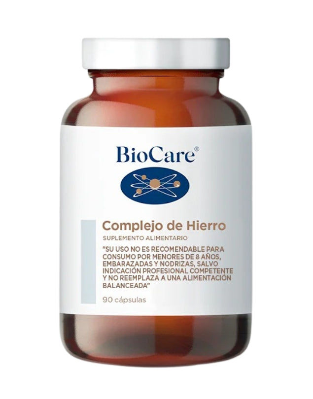Complejo de Hierro, BioCare, 90 caps.