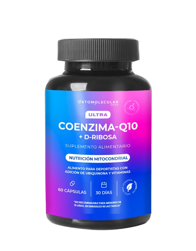 coenzima ubiquinol l-carnitina magnesio y d-ribosa Suplementos Q10 (CoQ10) Coenzima Q10+D Ribosa, 60 cps.