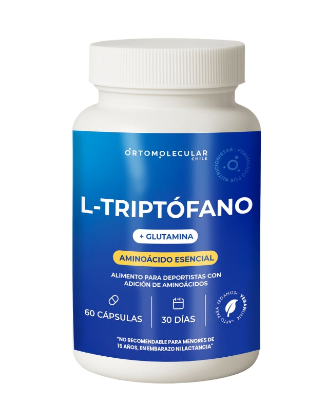 L-Triptófano+Glutamina, 60 cáps.
