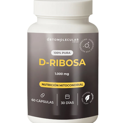 D-Ribosa 1000 Mg, 60 cáps