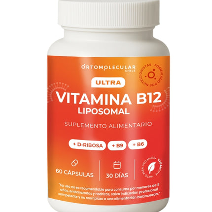 Vitamina B12 Liposomal 12 Mcg, 60 cáps.
