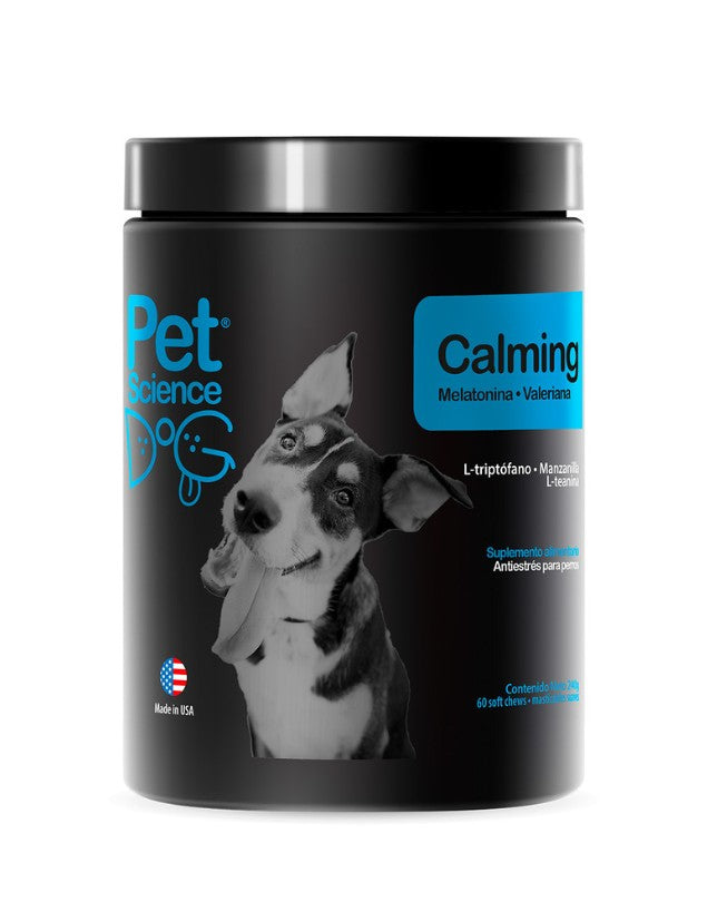 Calming Perros Dog Calming, Antiestrés Perros, 60 un. PetScience – Mixgreen.cl