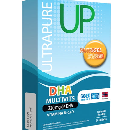 Omega UP DHA Multivits, 30 un.