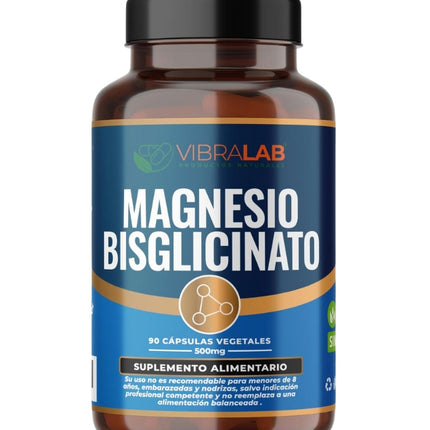 Magnesio Bisglicinato 500 mg, 90 caps.