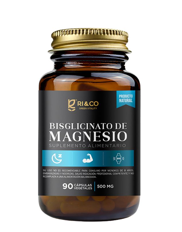 Magnesio Bisglicinato 500 mg, 90 caps.