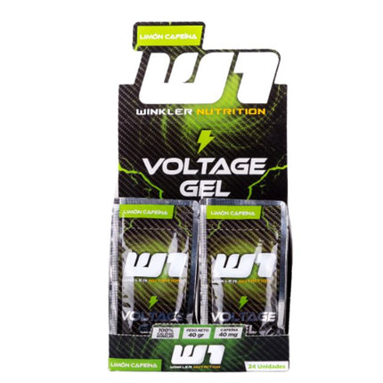 Gel Energético Limón+Cafeína Caja 24 unidades