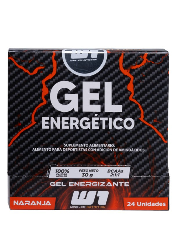 Gel Energético Boost, Naranja, Caja 24 un